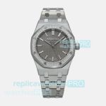 IPF Swiss Reissue Audemars Piguet Royal Oak 15551ST Grey Dial Stainless Steel Ladies' Watch 